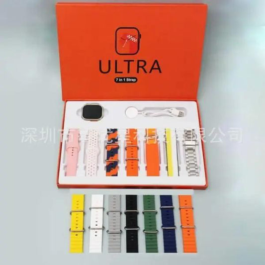 7 IN 1 ULTRA SMART WATCH - Stainless Steel